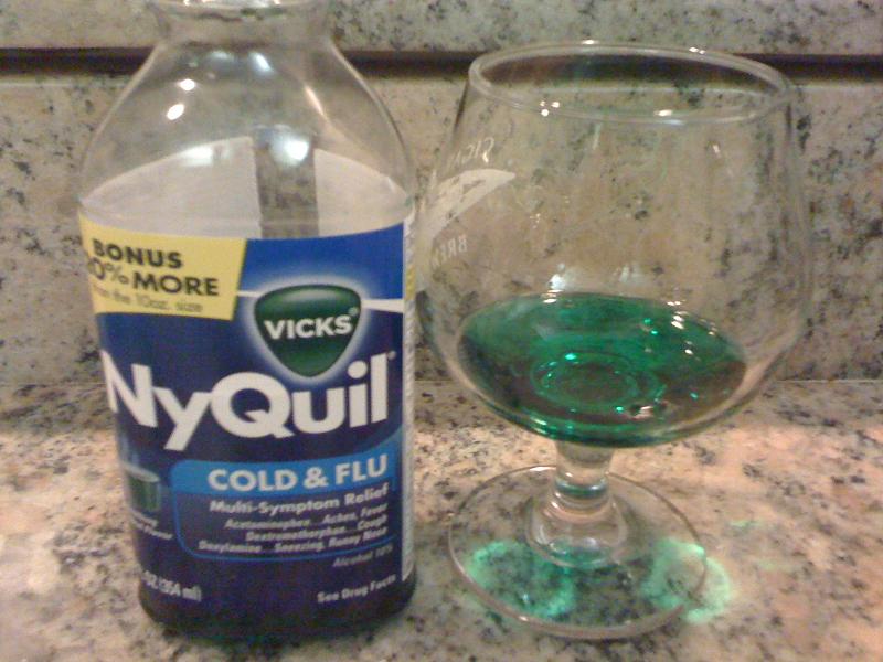 What happens if you drink half a bottle of nyquil